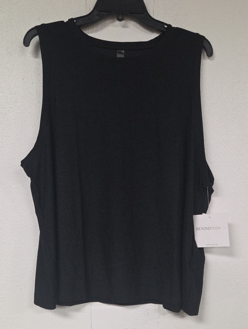Beyond Yoga Black Sleeveless Relaxed Tank